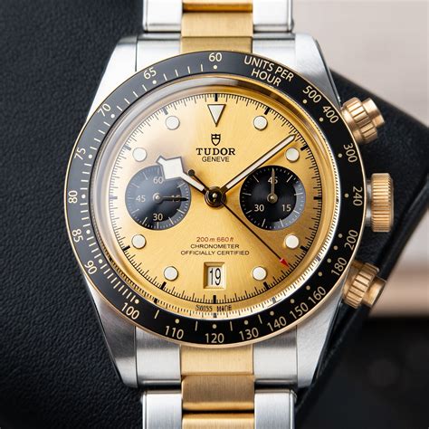 tudor gold chrono